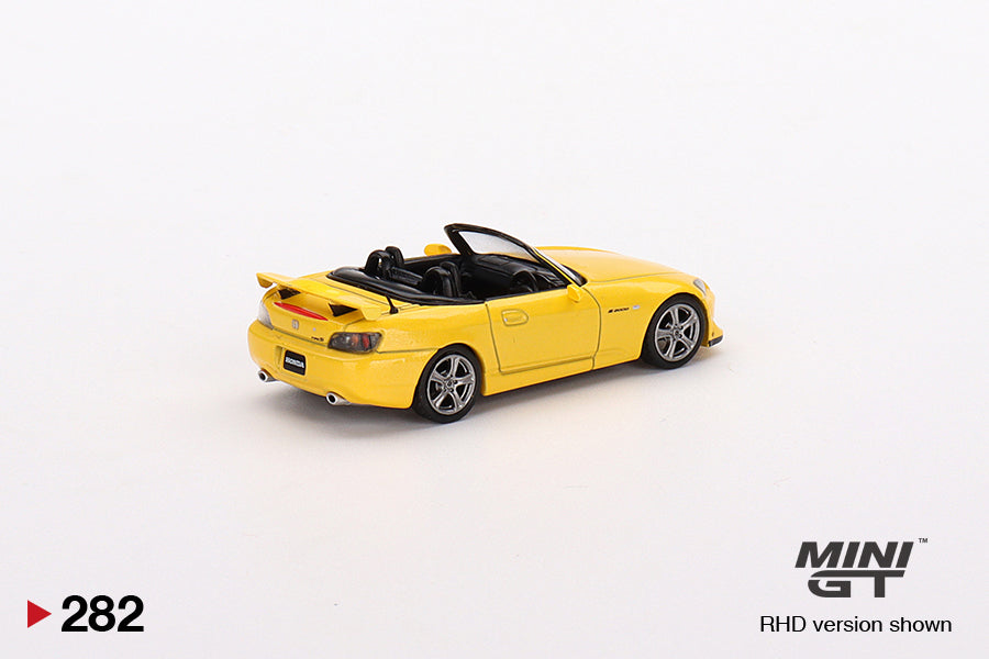 Mini GT No.282 Honda S2000 Type S New Indy Yellow Pearl