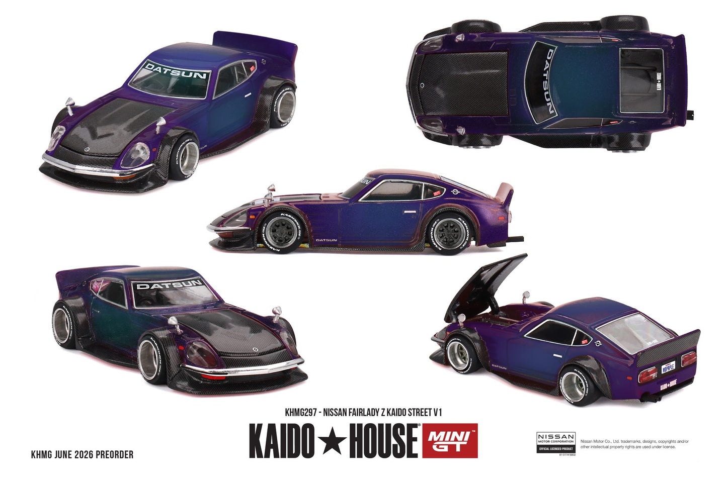 *Pre-Order* Mini GT x Kaido House No.297 Nissan Fairlady Z Kaido Street V1