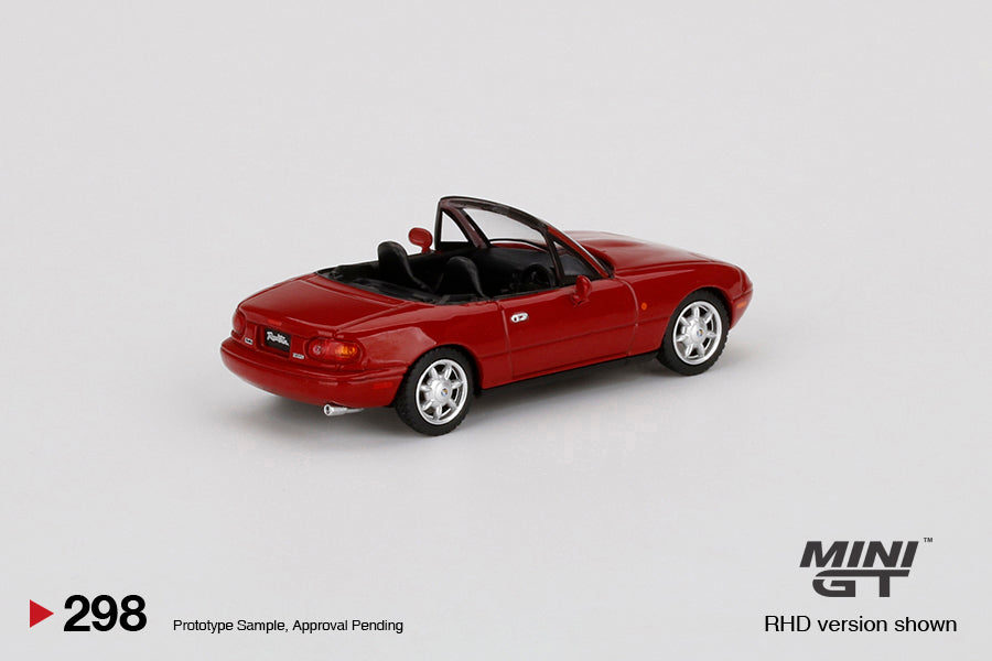 Mini GT No.298 Eunos Roadster Classic Red