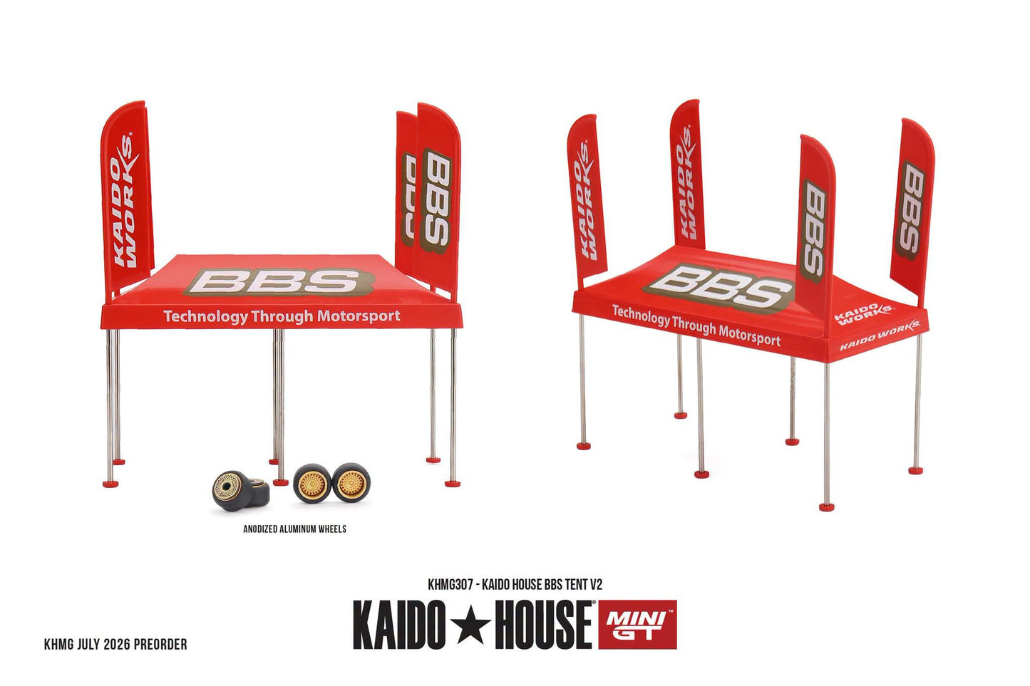 *Pre-Order* Mini GT x Kaido House No.307 Kaido House BBS Tent V2