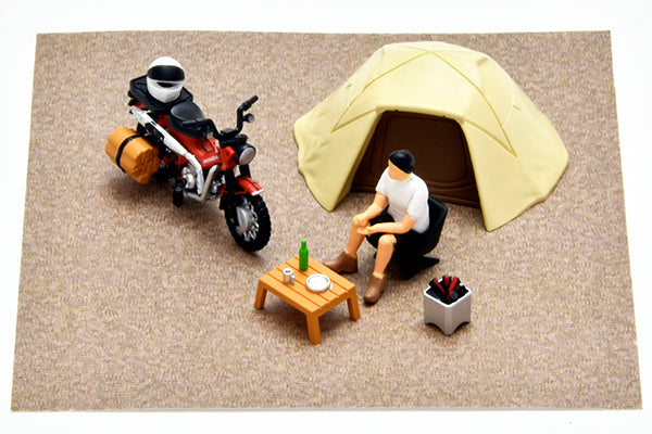*Pre-Order* Tomytec DioColle 64 #Carsnap No.30a Solo Camping (with Honda CT125 Hunter Cub)