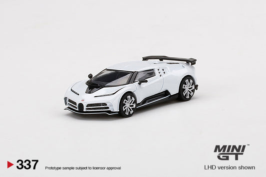 Mini GT No.337 Bugatti Centodieci White