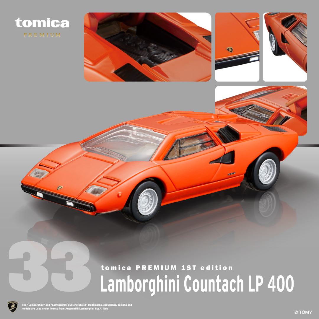 Tomica Premium No.33 Lamborghini Countach LP 400 - First edition