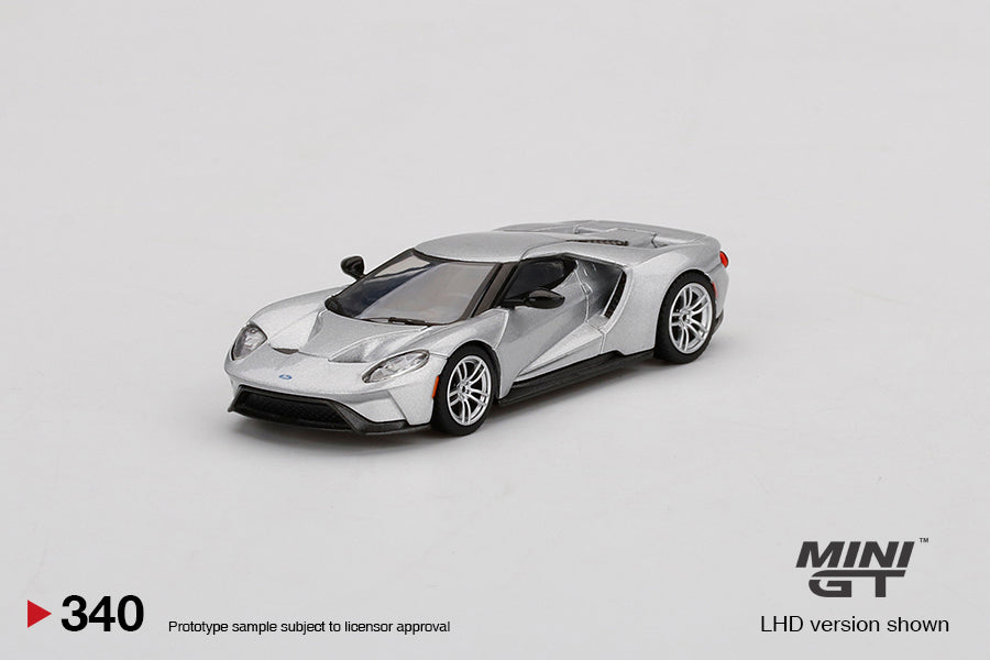 Mini GT No.340 Ford GT Ingot Silver