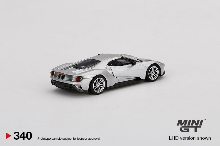 Mini GT No.340 Ford GT Ingot Silver