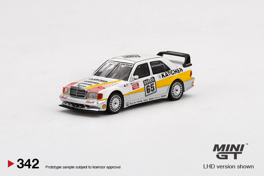 Mini GT No.342 Mercedes-Benz 190E 2.5-16 Evolution II #65 AMG Motorenbau 1990 DTM
