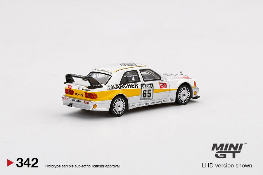 Mini GT No.342 Mercedes-Benz 190E 2.5-16 Evolution II #65 AMG Motorenbau 1990 DTM