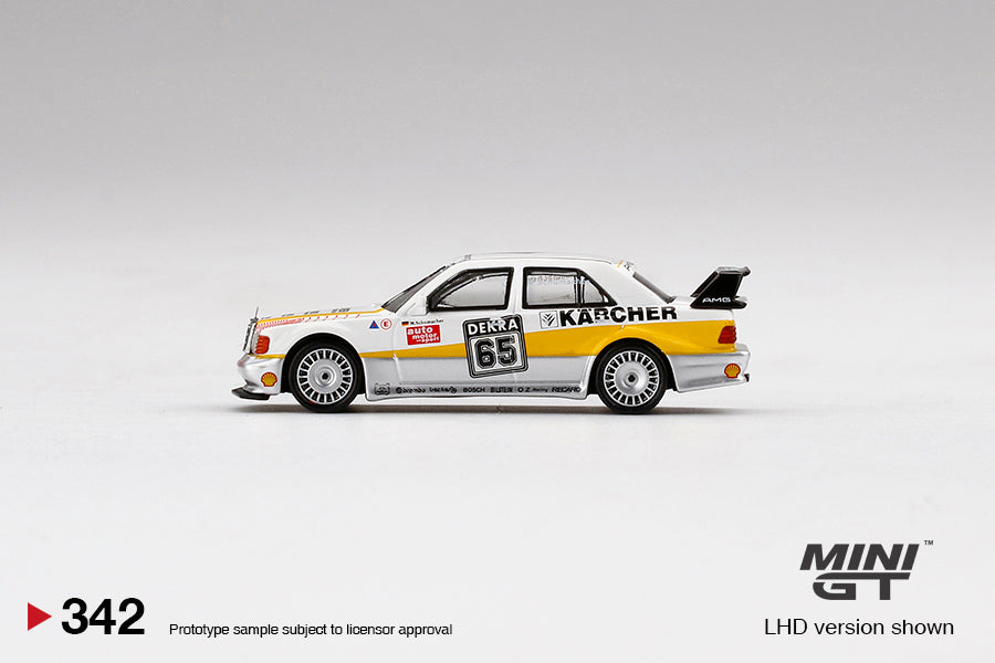 Mini GT No.342 Mercedes-Benz 190E 2.5-16 Evolution II #65 AMG Motorenbau 1990 DTM