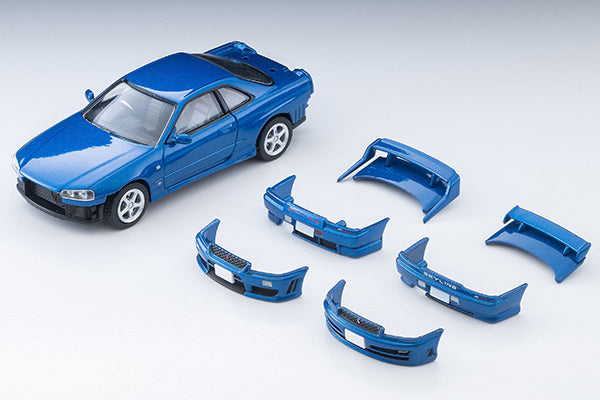 *Pre-Order* Tomytec Tomica Limited Vintage Neo LV-N353b Nissan Skyline 2-door Sports Coupe 25GT TURBO with optional parts (Blue) 2000 Model
