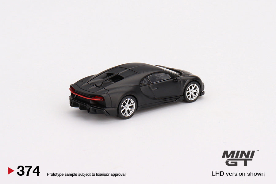 Mini GT No.374 Bugatti Chiron Super Sport 300+ Matte Black