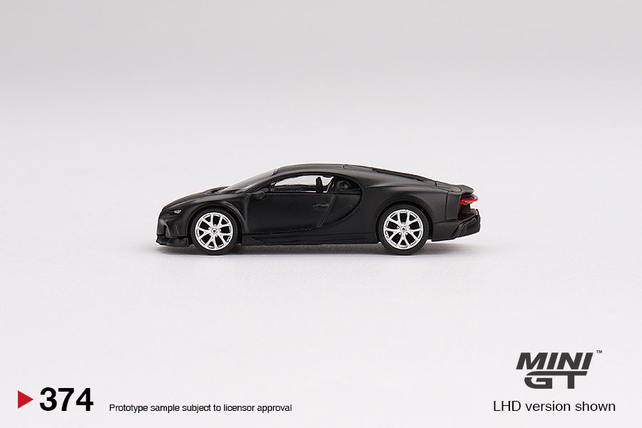 Mini GT No.374 Bugatti Chiron Super Sport 300+ Matte Black