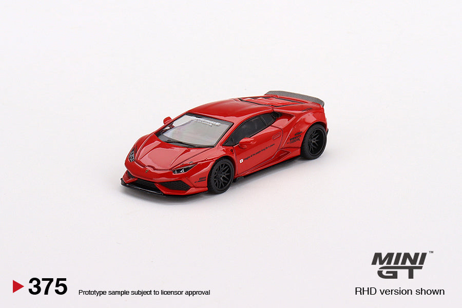 Mini GT No.375 LB★WORKS Lamborghini Huracán ver. 2 Red