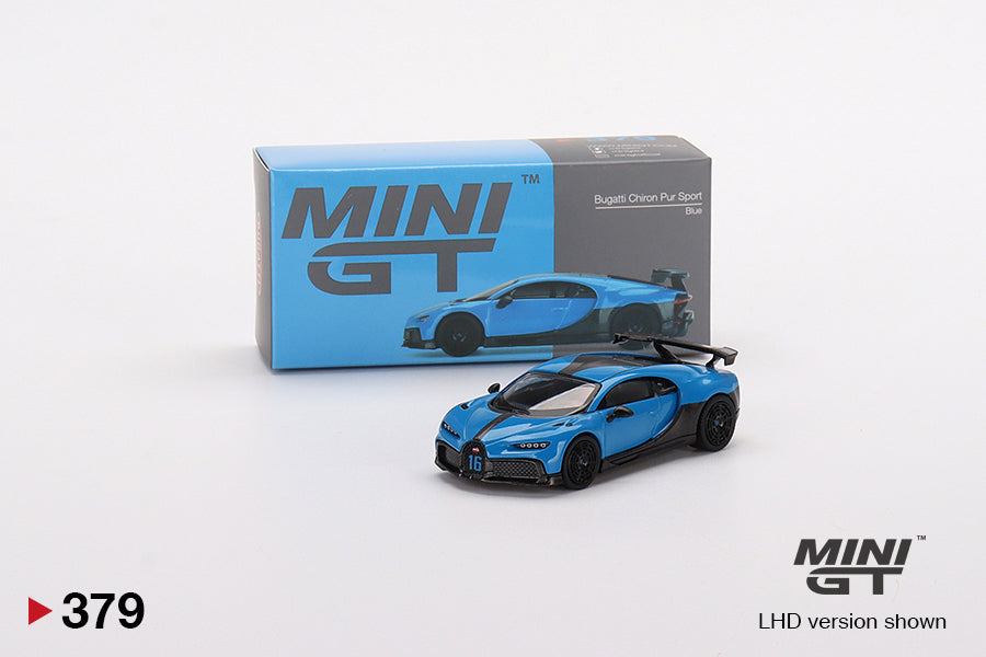 Mini GT No.379 Bugatti Chiron Pur Sport Blue
