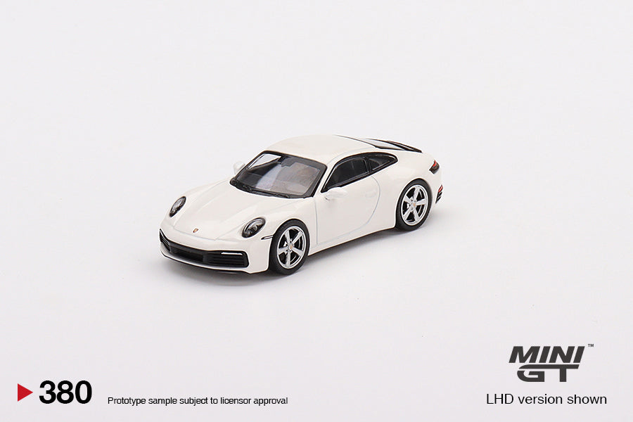 Mini GT No.380 Porsche 911 (992) Carrera S White