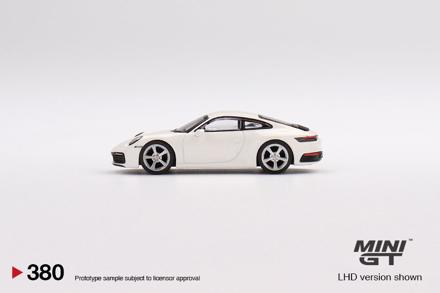 Mini GT No.380 Porsche 911 (992) Carrera S White