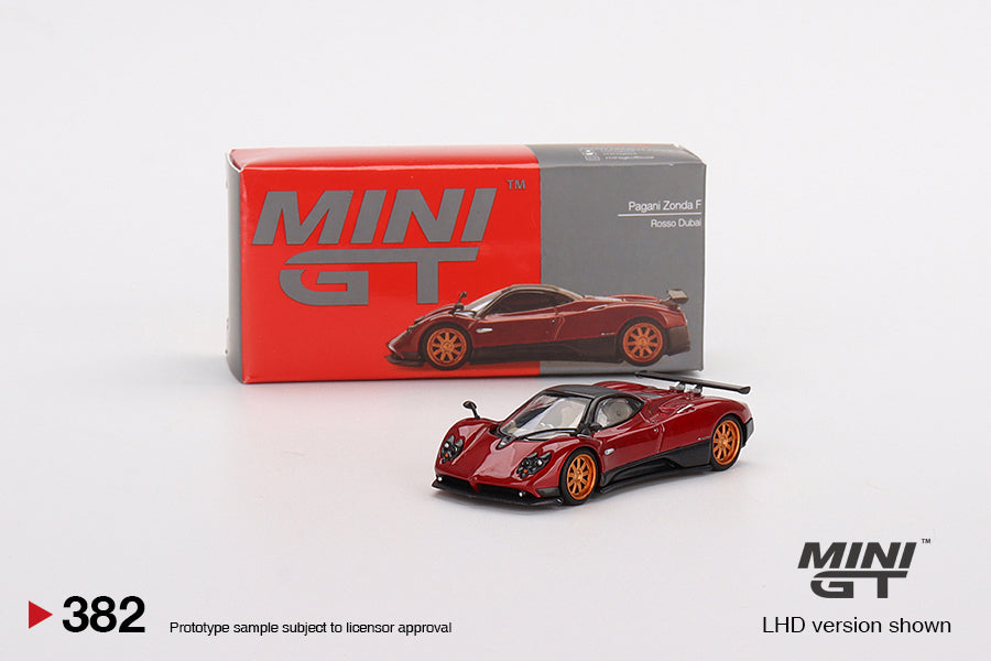 Mini GT No.382 Pagani Zonda F Rosso Dubai