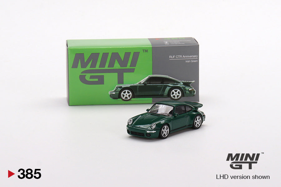 Mini GT No.385 RUF CTR Anniversary Irish Green