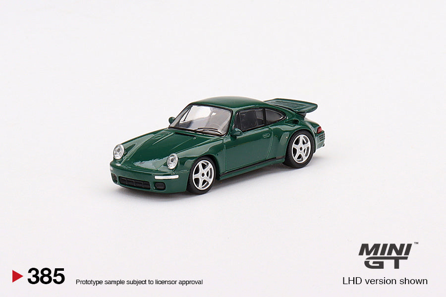 Mini GT No.385 RUF CTR Anniversary Irish Green