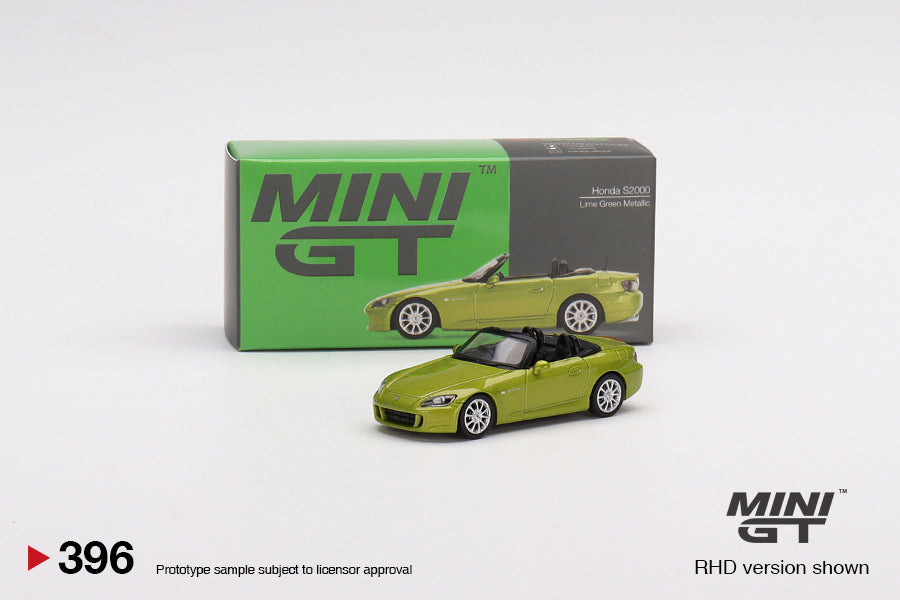 Mini GT No.396 Honda S2000 (AP2) Lime Green Metallic