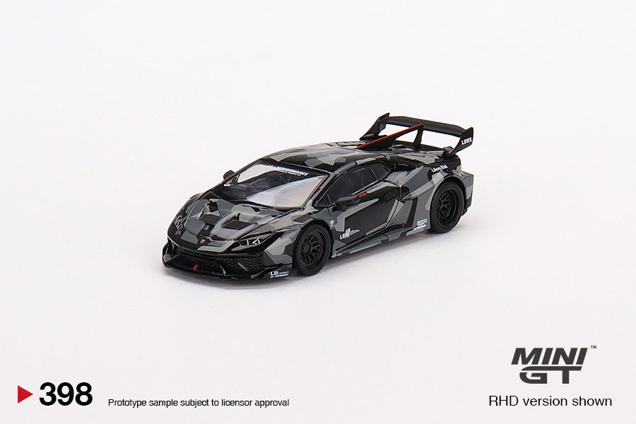 Mini GT No.398 LB★WORKS Lamborghini Huracán GT Digital Camouflage