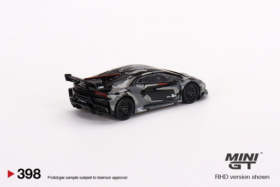 Mini GT No.398 LB★WORKS Lamborghini Huracán GT Digital Camouflage