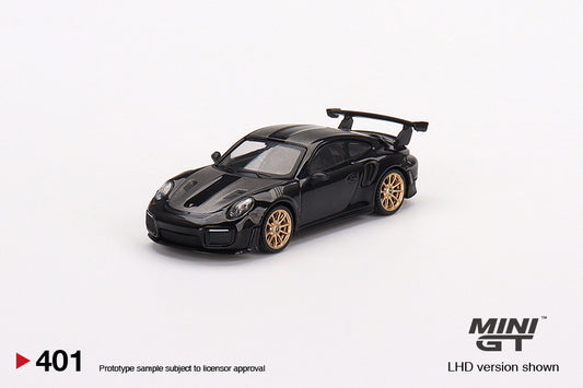 Mini GT No.401 Porsche 911(991) GT2 RS Weissach Package Black