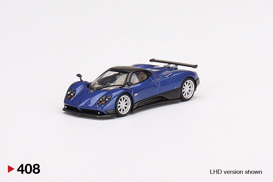 Mini GT No.408 Pagani Zonda F Blu Argentina