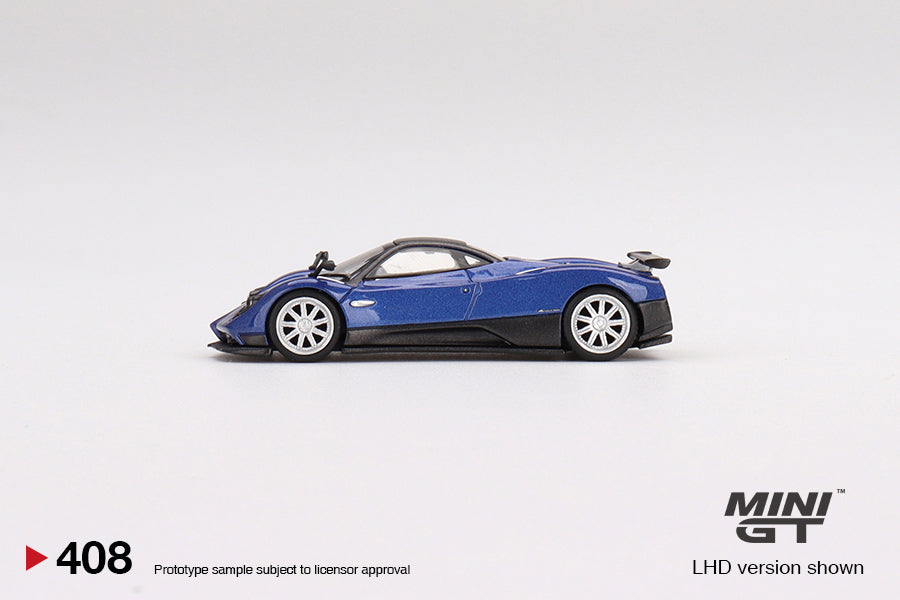 Mini GT No.408 Pagani Zonda F Blu Argentina