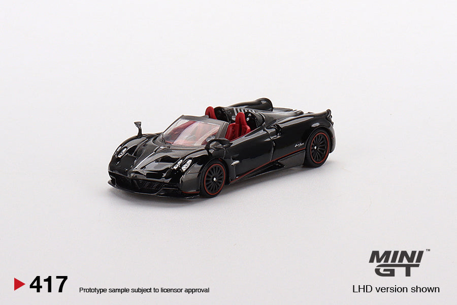 Mini GT No.417 Pagani Huayra Roadster Black