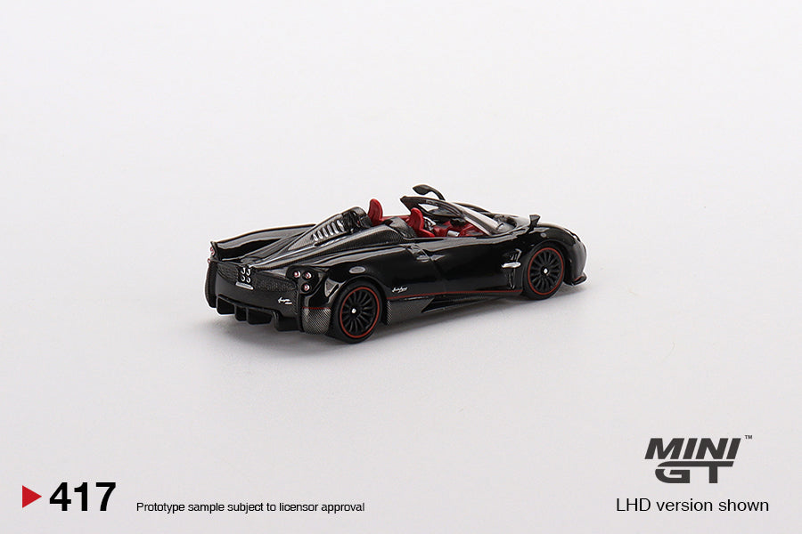 Mini GT No.417 Pagani Huayra Roadster Black