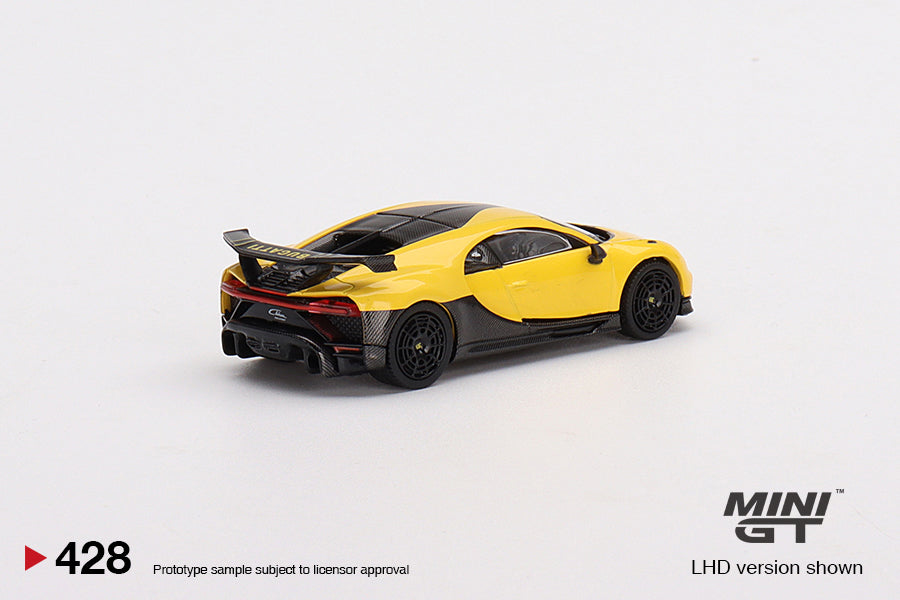 Mini GT No.428 Bugatti Chiron Pur Sport Yellow