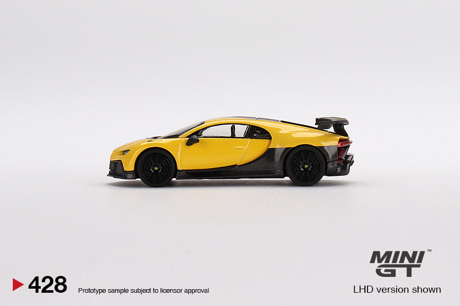 Mini GT No.428 Bugatti Chiron Pur Sport Yellow