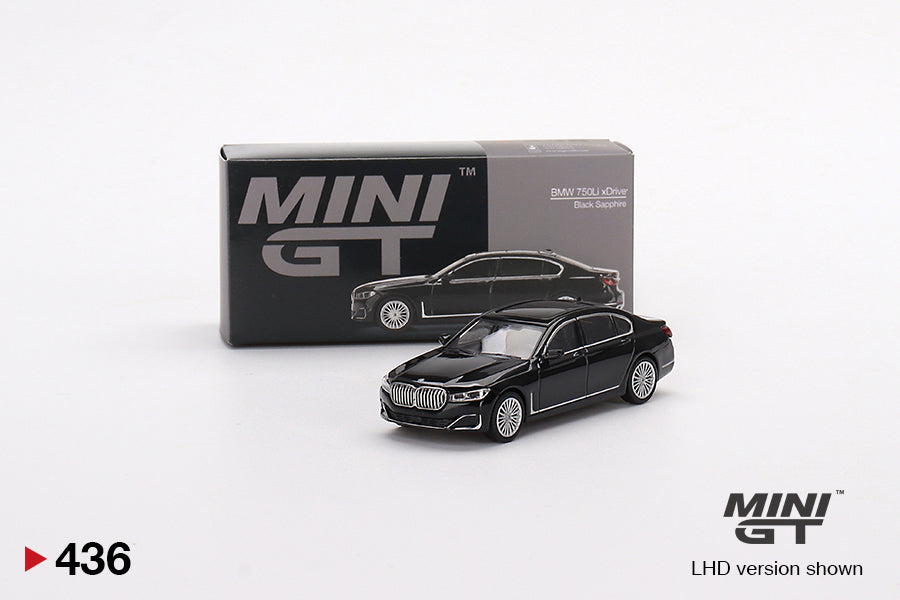 Mini GT No.436 BMW 750Li xDrive Black Sapphire