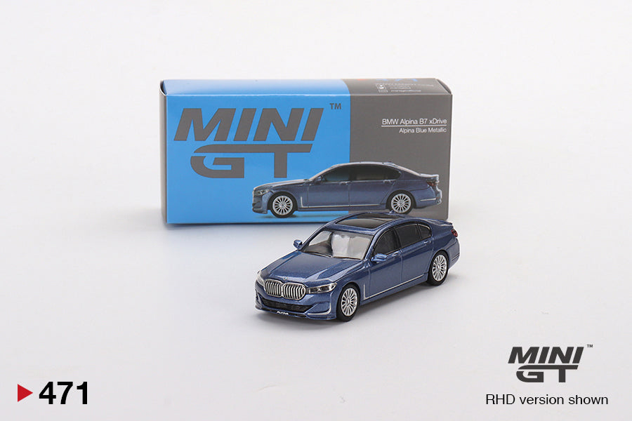 Mini GT No.471 BMW Alpina B7 xDrive (Alpina Blue Metallic)