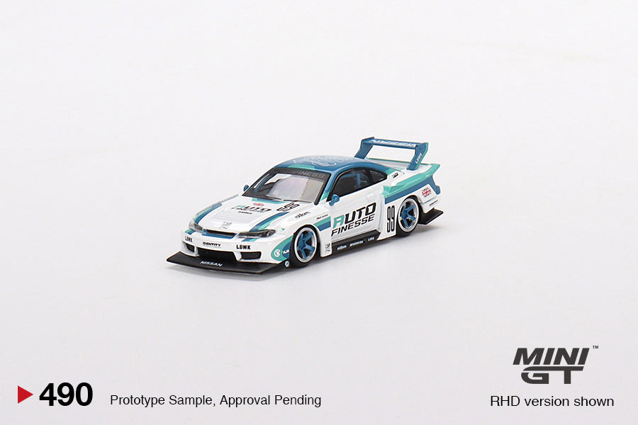 Mini GT No.490 Nissan LB-Super Silhouette S15 Silvia Auto Finesse