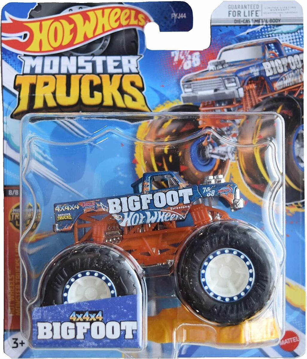 Hot Wheels Monster Trucks Hot Wheels Monster Trucks Live 8/8 4x4x4 Big Foot - Japanese Stock