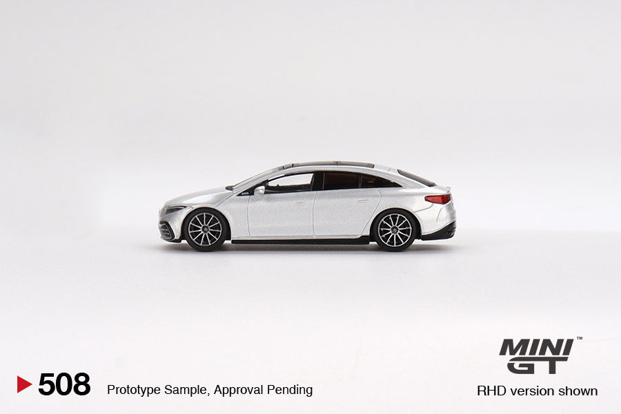 Mini GT No.508 Mercedes-Benz EQS 580 4MATIC Silver Metallic