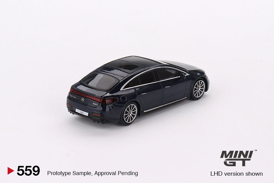 Mini GT No.559 Mercedes-Benz EQS 580 4MATIC Blue Metallic