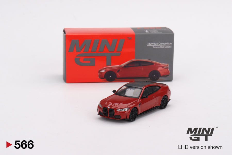 Mini GT No.566 BMW M4 Competition (G82) Toronto Red Metallic