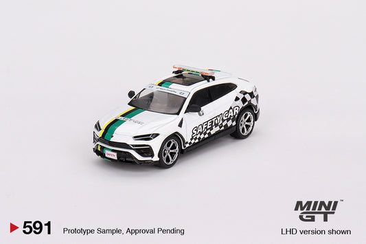 Mini GT No.591 Lamborghini Urus 2022 Macau GP Official Safety Car