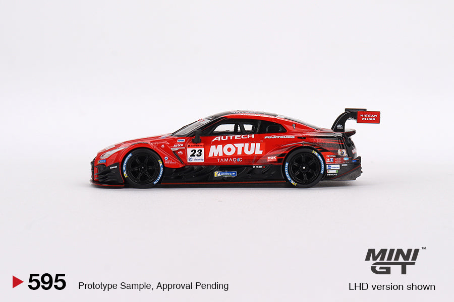 Mini GT No.595 Nissan GT-R Nismo GT500 #23 “MOTUL AUTECH GT-R" NISMO 2021 SUPER GT SERIES (Blister Pack) - Japan Exclusive