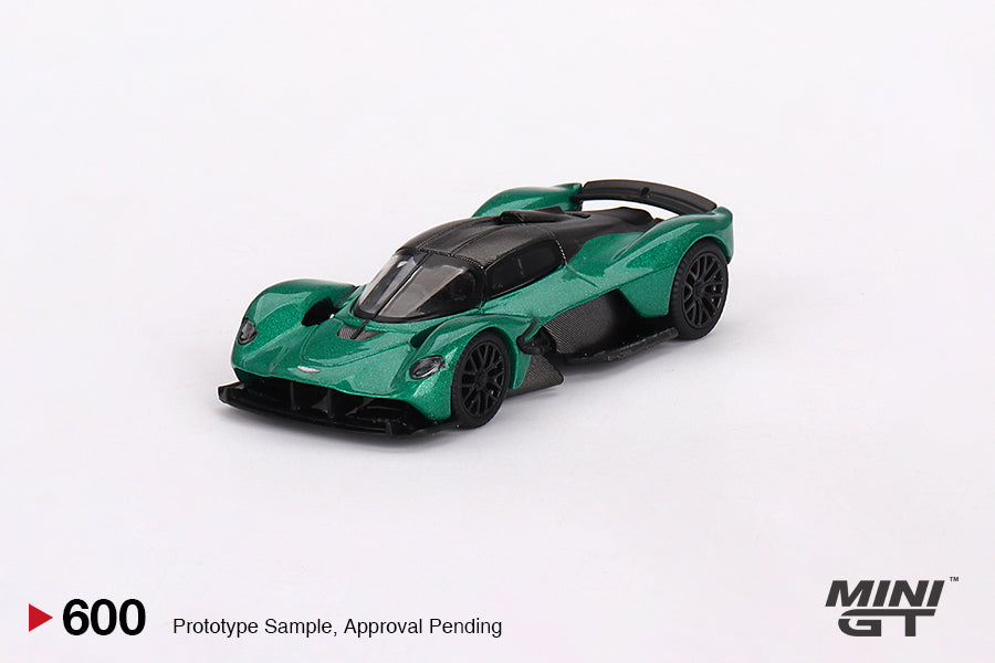 Mini GT No.600 Aston Martin Valkyrie Aston Martin Racing Green (Blister Pack) - MiJo Exclusives