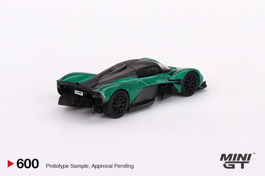 Mini GT No.600 Aston Martin Valkyrie Aston Martin Racing Green (Blister Pack) - MiJo Exclusives