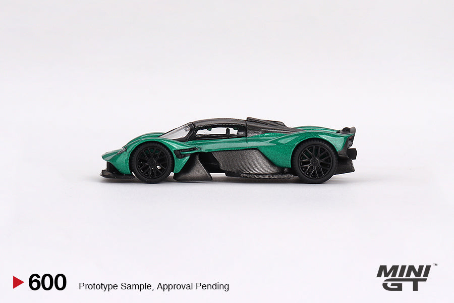 Mini GT No.600 Aston Martin Valkyrie Aston Martin Racing Green (Blister Pack) - MiJo Exclusives