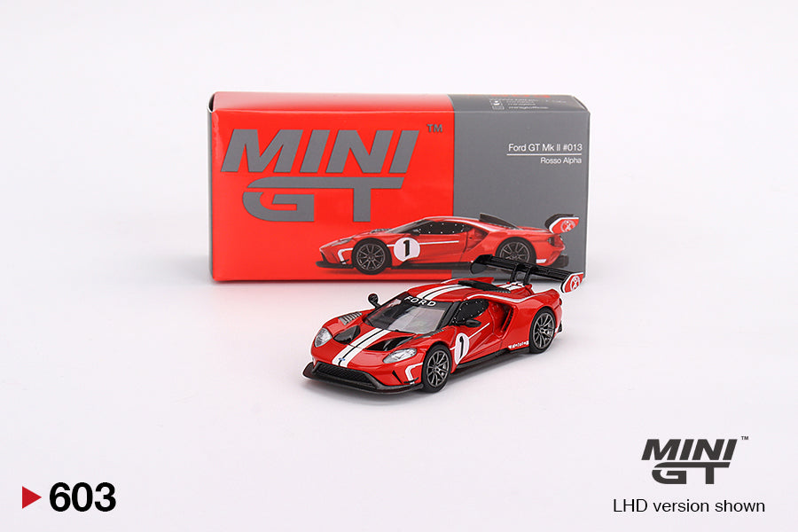 Mini GT No.603 Ford GT MK II #013 Rosso Alpha