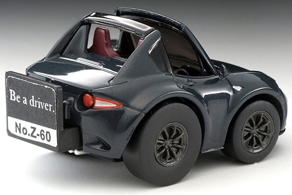 Tomytec Choro Q Zero Z-60c Mazda Roadster RF Open Roof Version (Grey)