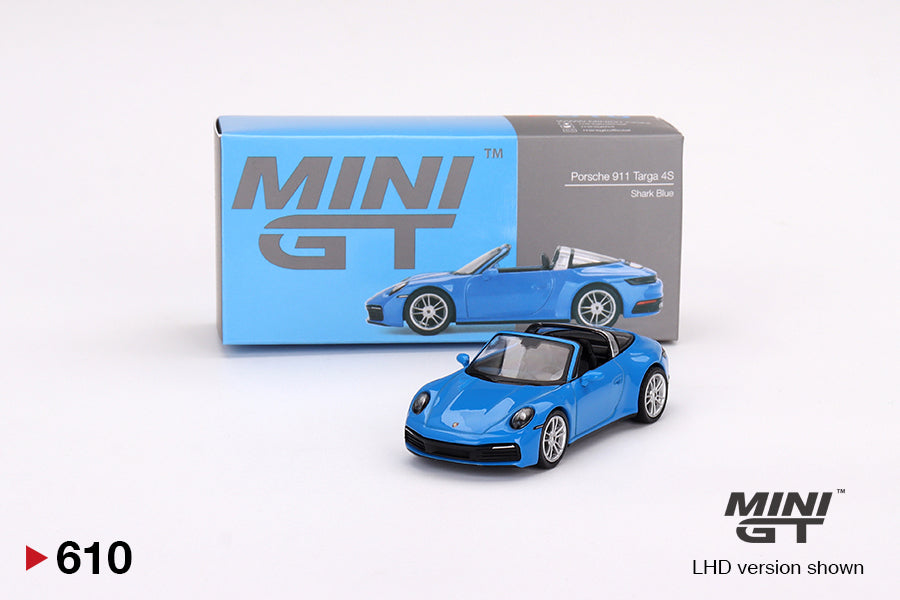 Mini GT No.610 Porsche 911 Targa 4S Shark Blue
