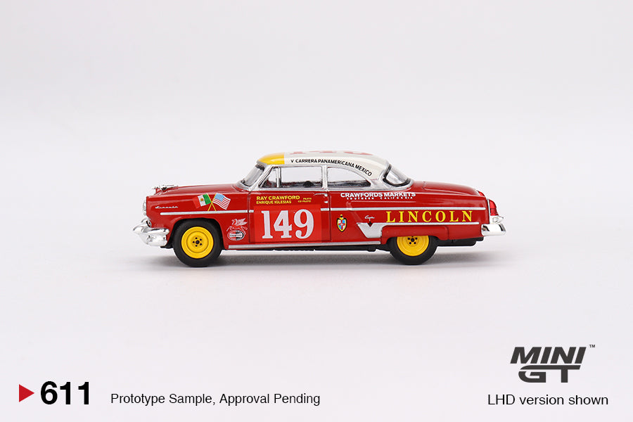 Mini GT No.611 Lincoln Capri 1954 Carrera Panamericana Class Winner #149