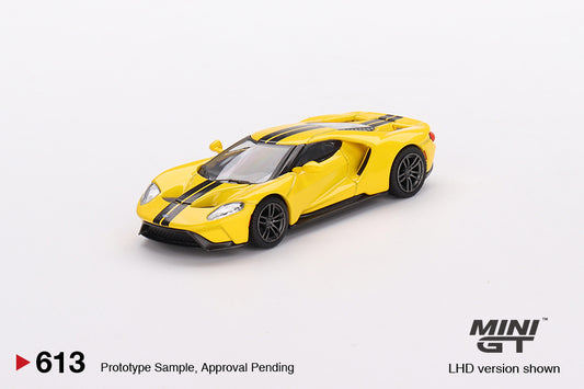 Mini GT No.613 Ford GT Triple Yellow