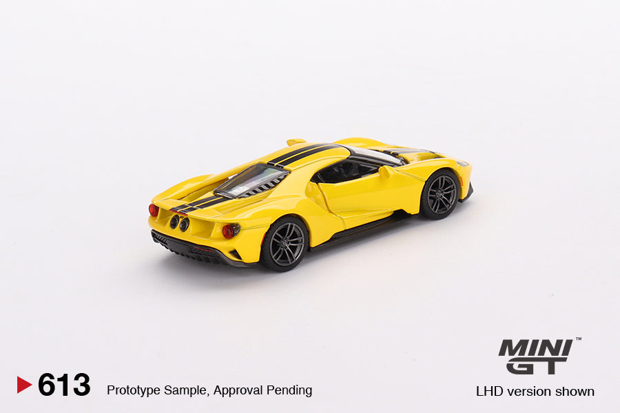 Mini GT No.613 Ford GT Triple Yellow